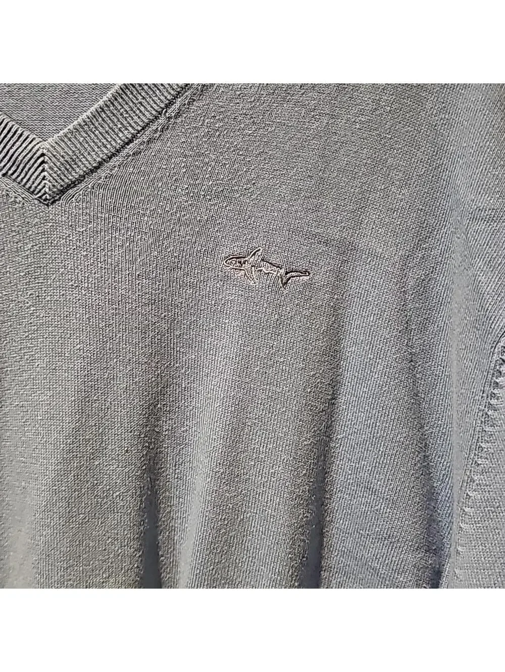 Greg Norman Men’s XXL Big & Tall Light Blue Lightweight Pull Over V Neck Sweater